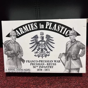 Franco-Prussian War 96th Infantry 1870-71 By ARMIES in PLASTIC 1:32 Black Figure - Picture 1 of 4