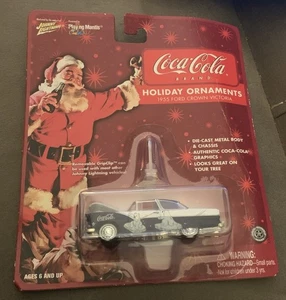 2004 Johnny Lightning "Coca Cola Christmas Ornaments" 1955 Ford Crown Victoria - Picture 1 of 6