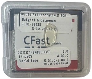 CFast 3ME 8GB Card Aristocrat LinuxOS Batgirl Catwoman 2016 Slot Machine No Sim - Picture 1 of 4