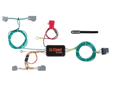 CURT 56285 定制线束,4 路扁平输出适用于精选沃尔沃 XC90 — 第 1/4 张图片
