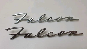 61/67 ford econoline falcon door badges Original 1960's Ford Falcon Car SCRIPT - Picture 1 of 7