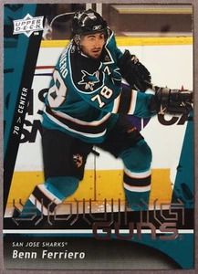 2009-10 Upper Deck Young Guns #237 Benn Ferriero San Jose Sharks RC - Imagen 1 de 1