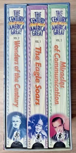 The Century That Made America Great 3 VHS Set New Sealed - Picture 1 of 6