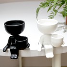 Humanoid Ceramic Flower Pots Vase Succulents Plants Container Pot Planter Opulen