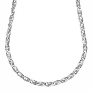 Necklace Men's White Gold 18 CT - Picture 1 of 2