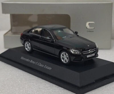 Mercedes-Benz C-Klass W205 Sedan Obsidian Black 1:43 Norev B6 696 0246 RARE! 13 - Image 1 of 4