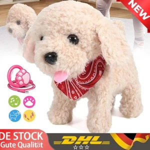 Elektronisches Plüschtier Hund Interaktives Spielzeug Geschenk mit Fellpflegeset - Bild 1 von 24