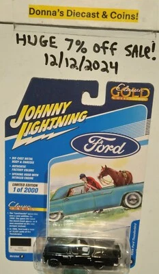 Ford Thunderbird 1956 auto convertible Johnny Lightning JL 1:64 diecast '56 nuevo Foto 1 de 4