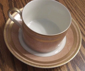 Juego de tazas y platillos florentinos Mikasa Coral: 1 taza y 1 platillo. como nuevo a3 - Imagen 1 de 1