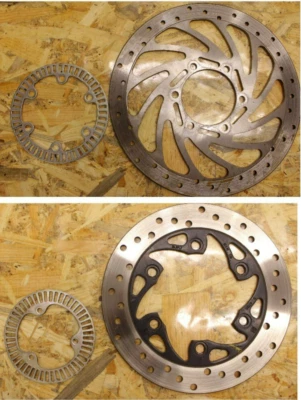 KTM 390 Duke 2017 2018 2019 2020 disco de freno delantero trasero rotor anillo Bybre ABS Foto 1 de 4