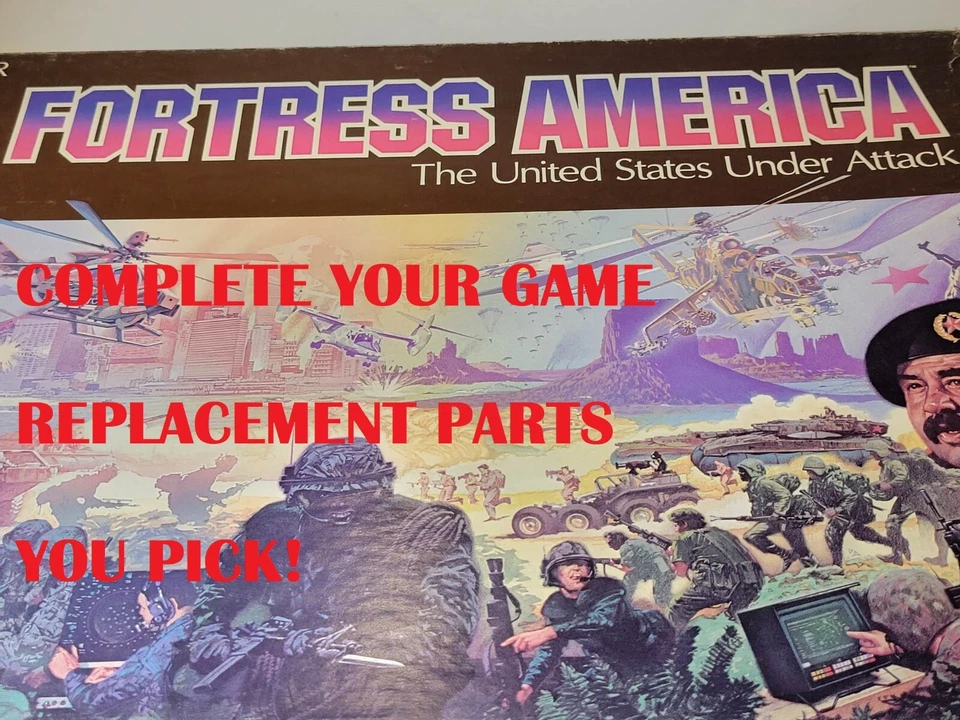 VTG Fortress America 1986 Game Replacement Parts - Complete your Game! U PICK! - Image 1 of 1