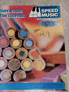 Vtg Sight & Sound Easy Play Super Songs For Everyon Song Book Piano Guitar Vocal - Picture 1 of 3