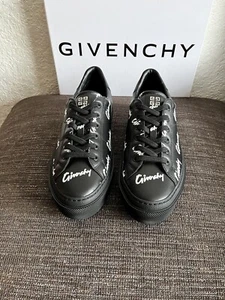 Tenis deportivos de cuero con estampado de logotipo Givenchy City Reino Unido 10 - Imagen 1 de 8