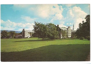 WALDHALLE Kapelle Turm Middlebury College Vermont Postkarte VT Koppel 1965 - Bild 1 von 2