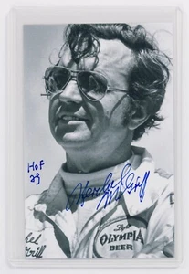 Hershel McGriff Signed Photo Inscribed "HOF 23" - NASCAR Auto Race Car Driver - Picture 1 of 2