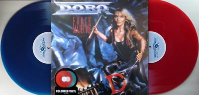 Doro - Force Majeure Exclusive Red Blue 2 Vinyl LP Gatefold NEU NEW - Bild 1 von 4