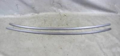 Tiras de embellecedores de techo canalón exterior BMW E63 serie 6 cupé gris espacial izquierda derecha OE Foto 1 de 4