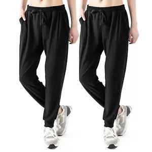 2 Pack Sweatpants for Women with Pockets Lightweight Jogger Pants for Women L... - Picture 1 of 6