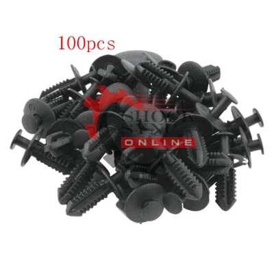 100 piezas para Mercedes Benz guardabarros forro sujetador remache retenedor clips 1249900492 Foto 1 de 4