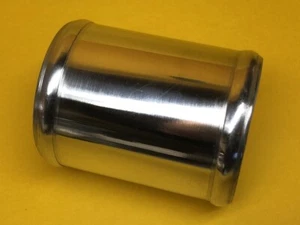 54 mm x 76 mm long Straight Aluminium pipe swaged tube joiner - Bild 1 von 2