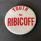 Youth for Ribicoff Vintage Connecticut Political Pinback Button ABA-5