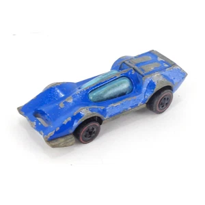 VTG 1973 Hot Wheels Redline Shell Promo Bugeye Dark Blue Enamel 1970 Hong Kong - Picture 1 of 7