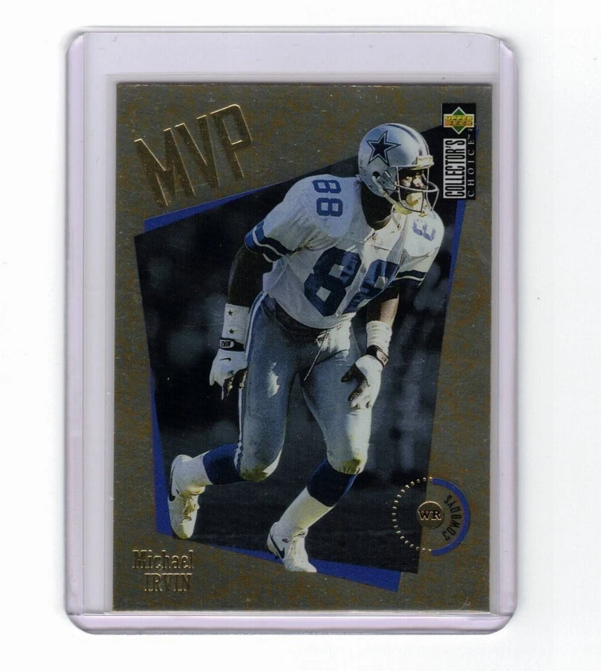1996 Upper Deck Collector's Choice - MVPs Gold #M11 Michael Irvin - Image 1 of 1