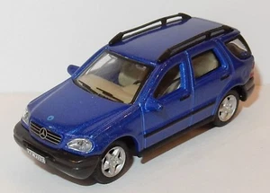 LOT 3 HONGWELL METAL MB MERCEDES M-KLASS BLEU 300T GRISE + JOY CITY S-CLASS 1/72 - Foto 1 di 9