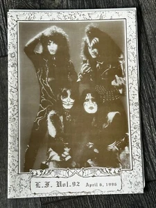KISS Fanzine Magazine L.F. Vol 92 Japan Japanese Fan Club 1996 Vintage Kiss - Picture 1 of 2