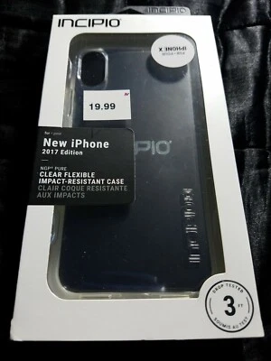 Funda Incipio NGP Pure Apple iPhone X (10), XS Transparente Flexible Resistente a Impactos  Foto 1 de 4