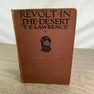 Revolt In The Desert, TE Lawrence. 1927 First US Print HC With Fold-Out Map - Picture 1 of 19