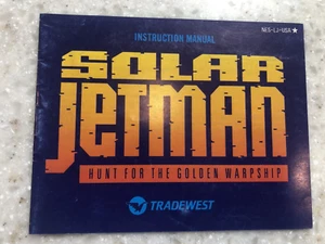SOLAR JETMAN ORIGINAL ANLEITUNG SPIELBUCH NINTENDO NES HQ - Bild 1 von 1