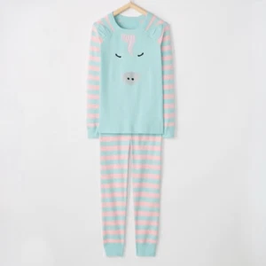Hanna Andersson size 4 Unicorn Long John Pajamas - Picture 1 of 11