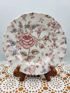 Johnson Brothers Rose Chintz Pink 7" Round Serving Plates Set of 4 England 1883 - Bild 1 von 12