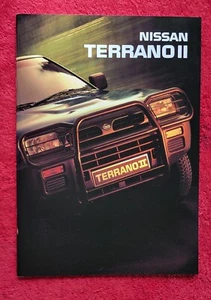 NISSAN TERRANO ll (2) UK Sales Brochure 1993 LX SLX MINT CONDITION - Picture 1 of 4