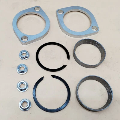 For Harley Big Twin Sportster Exhaust Flange Seal Install Kit Gaskets Hardware - Image 1 of 4