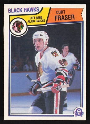 1983-84 O-Pee-Chee #102 Curt Fraser Card TCCCX - Image 1 of 2
