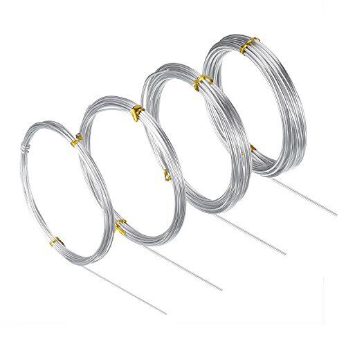 Aluminum Craft Wire 4 Sizes 1 Mm 1.5 Mm 2 Mm And 2.5 Mm In Thickness Bendable 