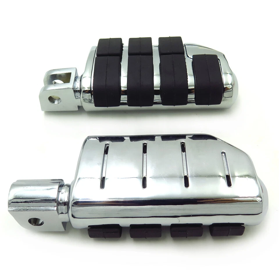 Chrome Dually Footpegs For 1999-2015 Suzuki Hayabusa GSX 1300R (Front) - Image 1 of 4