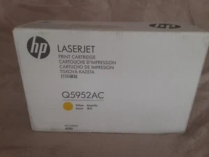 HP 643A Yellow Toner Cartridge Q5952AC For HP LaserJet 4700 New Genuine - Picture 1 of 5