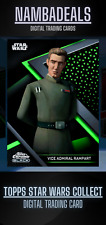 2023 Chrome Black Vice Admiral Rampart Chrome Green [Topps Star Wars DIGITAL]