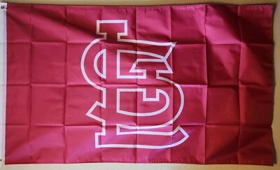 St Louis Cardinals MLB Baseball Flag Double Side Print 3x5 Ft W/ Grommets  - Image 1 of 3