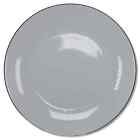 Arzberg Cucina Black Rim Porcelain Salad Plate 7 1/2" Vintage 1980's