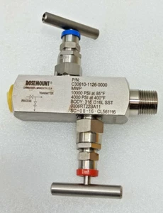 COLECTOR TRANSMISOR DE PRESIÓN EN LÍNEA ROSEMOUNT C30610-1126-0000 NUEVO ENVÍO RÁPIDO - Imagen 1 de 10