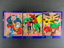 Justice Society of America #7, 8, 9 DC Comics Card Cosmic Teams 1993 Skybox  Lot