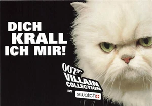 stara karta reklamowa AK 007 Villain Collection by Swatch nieczynna tkn5427bd - Zdjęcie 1 z 2