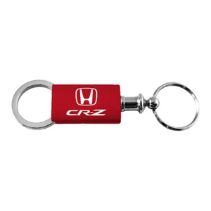 Honda CR-Z Keychain & Keyring - Red Valet Aluminum Key Fob Key Chain - Picture 1 of 4