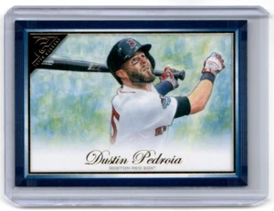 2019 Topps Gallery Blue Dustin Pedroia 40/50 Boston Red Sox #141 - Foto 1 di 2