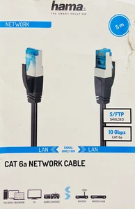 Hama Netzwerkkabel, CAT-6a, 10 Gbit / s, S / FTP geschirmt, 5,00 m - Bild 1 von 4