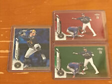 2021 TOPPS HOLIDAY*CHRISTIAN YELICH*WORN JERSEY RELIC*BREWERS*NRMT*SNOWMAN*